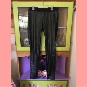 🌸part pleather leggings🌸